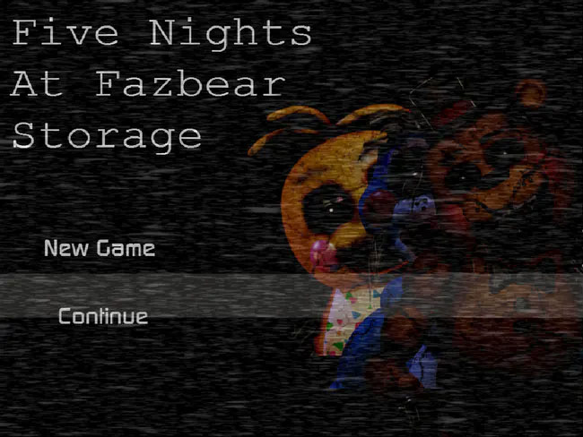 Five Nights at Fazbear Storage Game